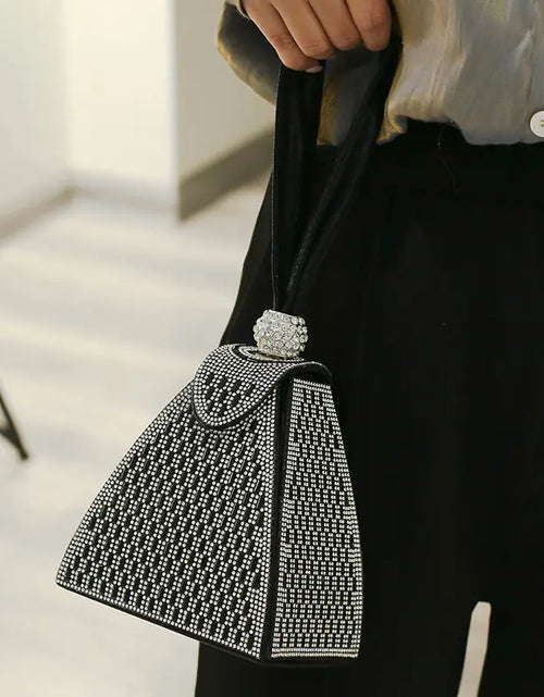 Load image into Gallery viewer, Luxury Diamond Clutch Bag for Women - Evening Purse
