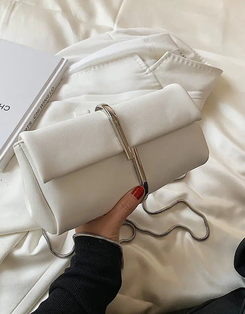 Load image into Gallery viewer, Chain PU Leather Crossbody Shoulder Bag
