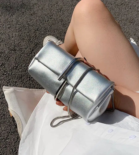 Chain PU Leather Crossbody Shoulder Bag