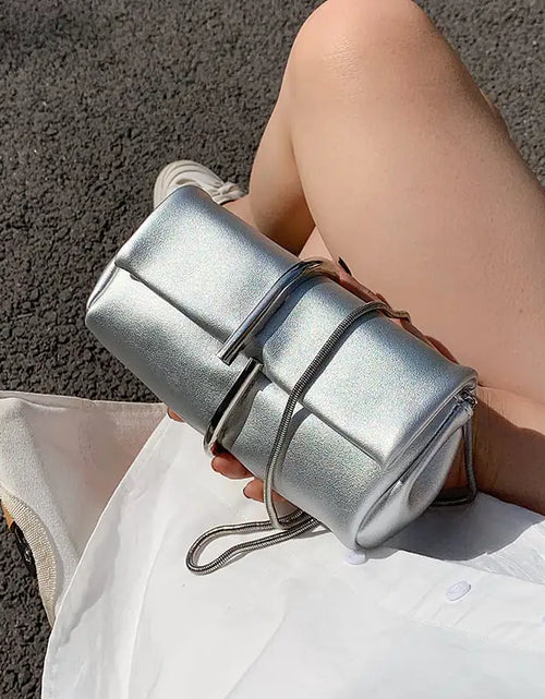 Load image into Gallery viewer, Chain PU Leather Crossbody Shoulder Bag
