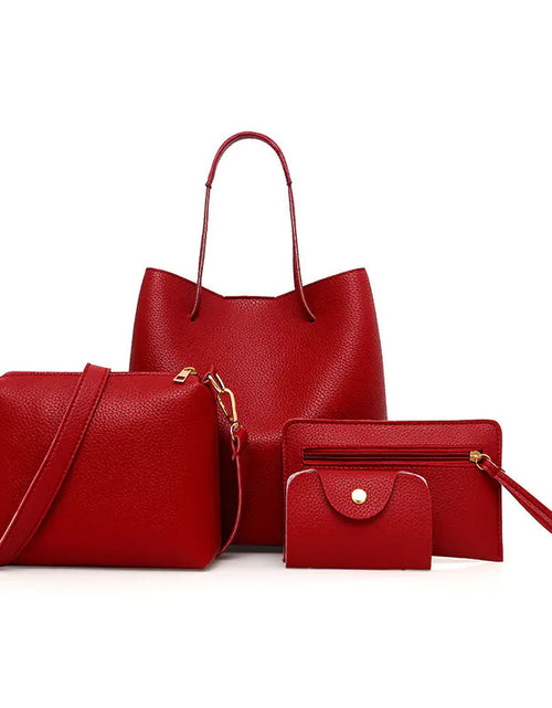 Load image into Gallery viewer, Fashionable 4-Piece Bucket Tote Bag Set (New Arrival)

