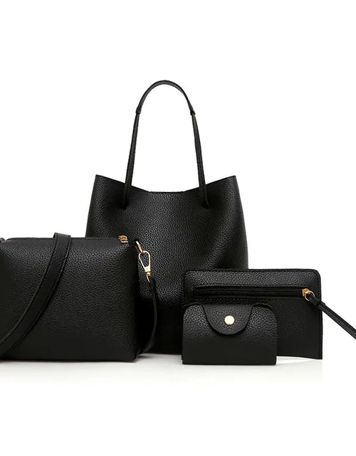 Load image into Gallery viewer, Fashionable 4-Piece Bucket Tote Bag Set (New Arrival)
