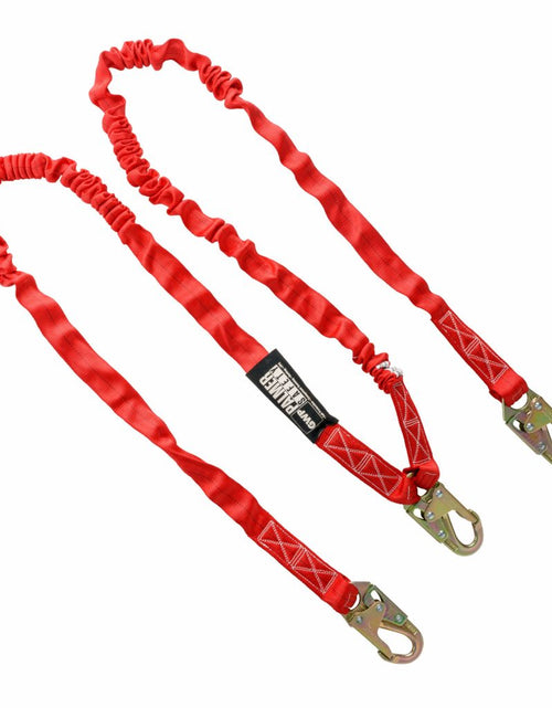Load image into Gallery viewer, 6ft Lanyard Internal Shock Snap Hooks Double Leg
