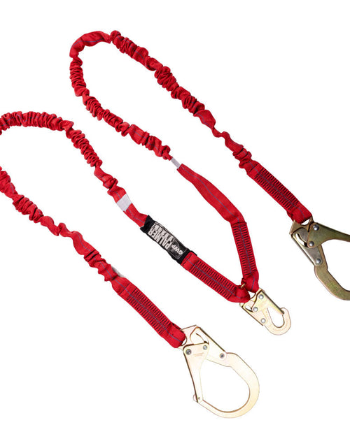 Load image into Gallery viewer, 6ft Lanyard Internal Shock Rebar Hook Double Leg
