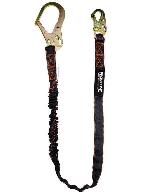 Load image into Gallery viewer, Frontline LIS61R Combat 6' Single Leg Rebar Hook End Lanyard with Internal Shock Absorber

