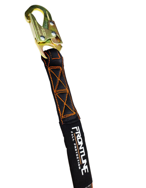 Load image into Gallery viewer, Frontline LIS61R Combat 6' Single Leg Rebar Hook End Lanyard with Internal Shock Absorber
