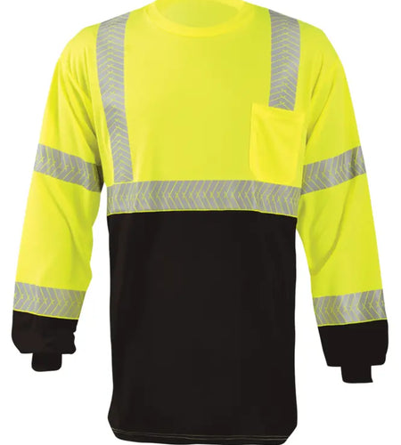 Class 3 Segmented Black Bottom Long Sleeve T-Shirt
