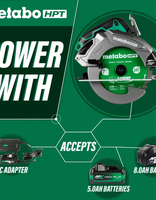 Load image into Gallery viewer, Metabo HPT C3607DBM 36V MultiVolt™ 7-1/4" Circular Saw w/ Torque Boost Technology (Tool Body Only)
