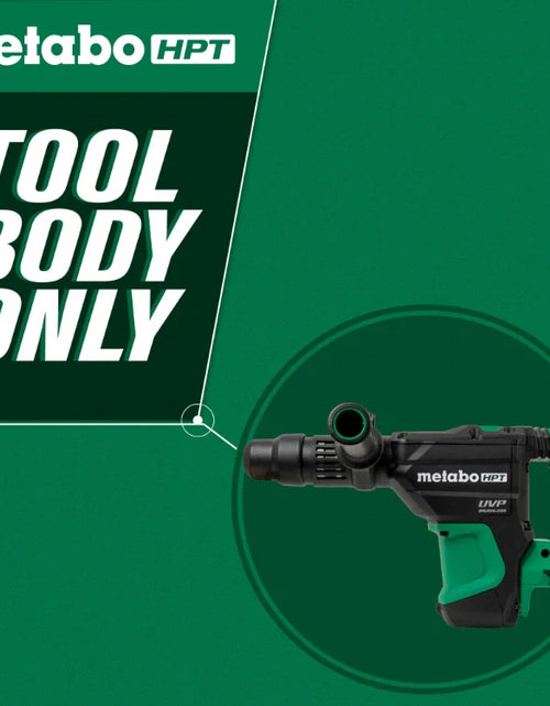 Load image into Gallery viewer, Metabo HPT DH3640DAQ2M 36V MultiVolt™ Brushless Cordless 1-9/16" SDS Max Rotary Hammer (Tool Body Only)
