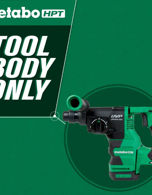 Load image into Gallery viewer, Metabo HPT DH3628DAQ4M 36V MultiVolt™ 1-1/8" SDS Plus Rotary Hammer w/ UVP (Tool Body Only)
