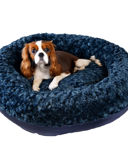 Load image into Gallery viewer, Dog Bed - Round Bolstered Furvana™
