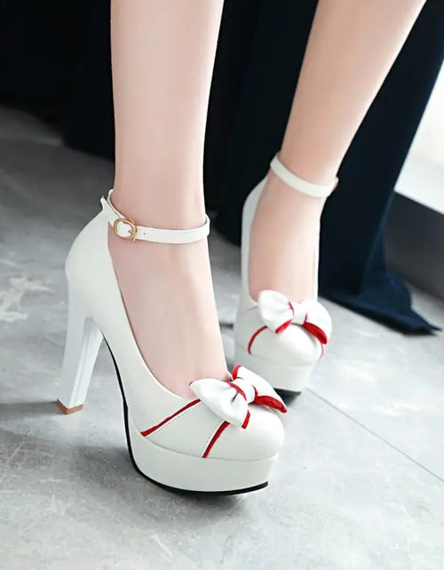 Load image into Gallery viewer, New Women's Waterproof Chunky Heels with Strap
