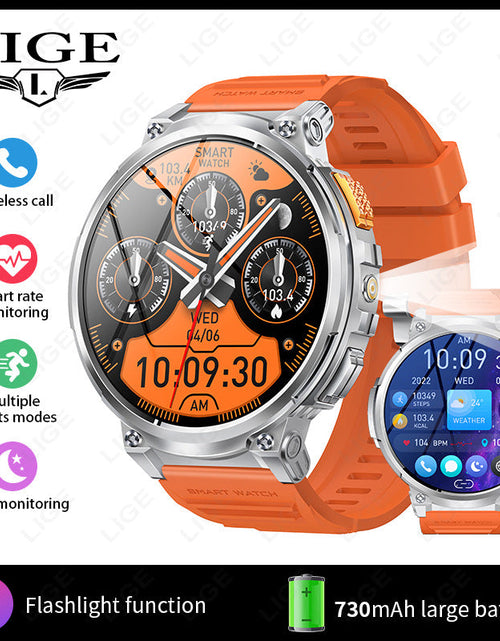 Load image into Gallery viewer, K66 Outdoor Sports with Flashlight Smart Watch for Men
