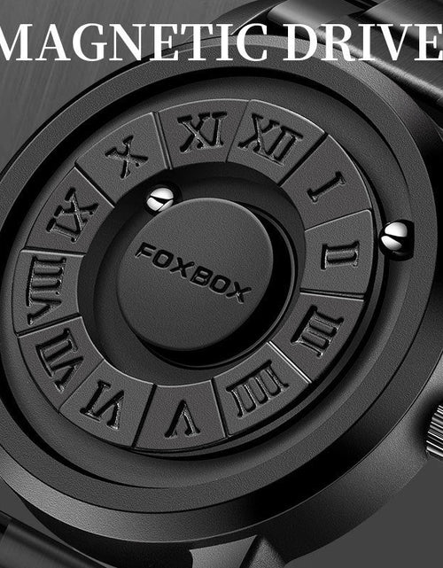 Load image into Gallery viewer, FB0047 Cool Magnetic Suspension Watch Men's Black Technology Creative Personality Concept Watch
