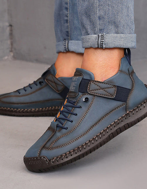 Load image into Gallery viewer, Women’s Color Matching Leather Boots
