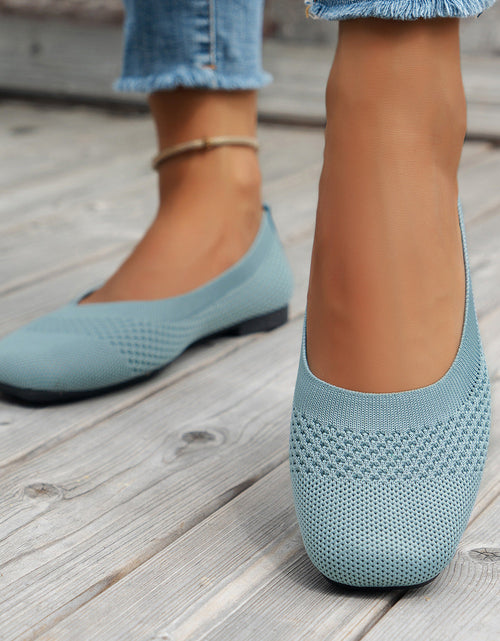 Load image into Gallery viewer, Flying Woven Mesh Shallow-Mouth Women’s Shoes
