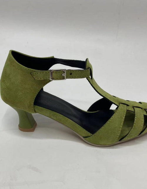 Load image into Gallery viewer, Women’s Suede Round Toe Shoes – Plus Size Breathable Casual Flats
