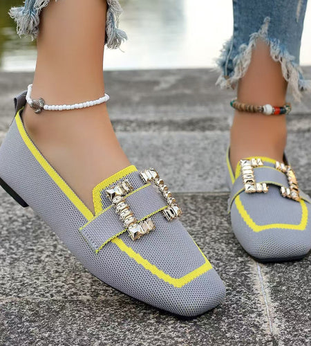 Vintage Suede Round-Toe Gommino Loafers — Women’s Driving Style