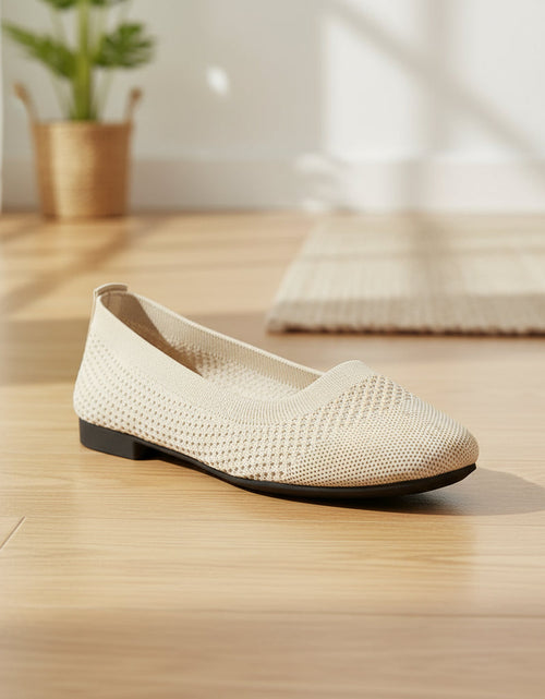 Load image into Gallery viewer, Flying Woven Mesh Shallow-Mouth Women’s Shoes
