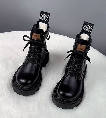 Fur Integrated Thick Bottom Winter Boots