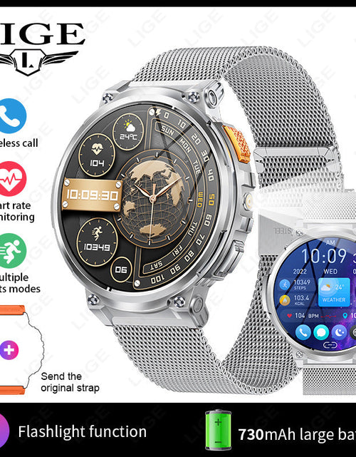 Load image into Gallery viewer, K66 Outdoor Sports with Flashlight Smart Watch for Men
