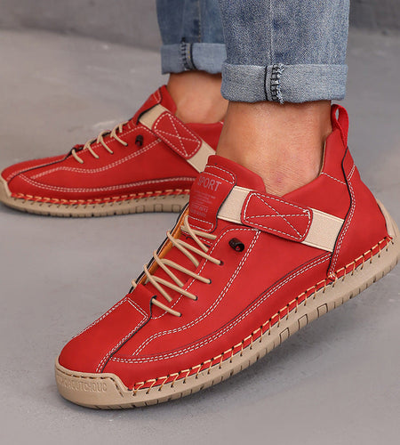 Women’s Color Matching Leather Boots