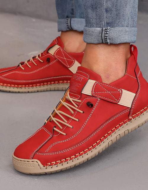 Load image into Gallery viewer, Women’s Color Matching Leather Boots
