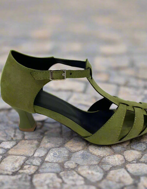 Load image into Gallery viewer, Women’s Suede Round Toe Shoes – Plus Size Breathable Casual Flats
