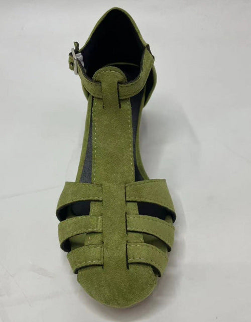 Load image into Gallery viewer, Women’s Suede Round Toe Shoes – Plus Size Breathable Casual Flats
