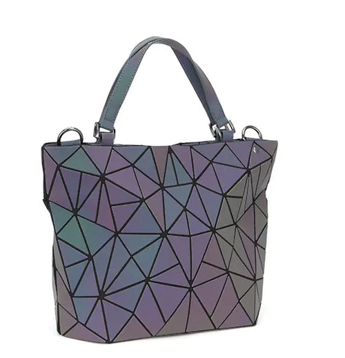 Load image into Gallery viewer, Geometric Laser Women's Handbag and Crossbody Bag
