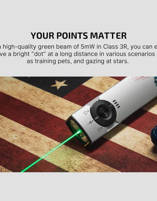 Load image into Gallery viewer, OLIGHT ARKFELDPRO3RSTARS Arkfeld Pro Flat EDC Flashlight with LED Light UV and Laser - Stars &amp; Stripes Edition
