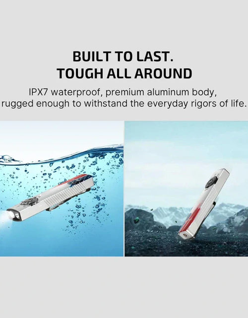 Load image into Gallery viewer, OLIGHT ARKFELDPRO3RSTARS Arkfeld Pro Flat EDC Flashlight with LED Light UV and Laser - Stars &amp; Stripes Edition

