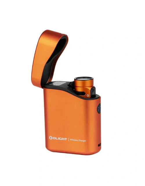 Load image into Gallery viewer, OLIGHT BATON4KITOG Baton 4 Powerful EDC Flashlight 1300 Lumens - Orange-Premium (With Charging Case)
