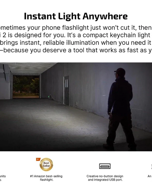 Load image into Gallery viewer, OLIGHT IMINI2DB imini 2 Rechargeable Mini Flashlight - Dream Blue
