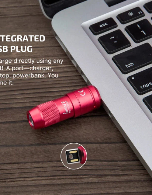 Load image into Gallery viewer, OLIGHT IMINI2PR imini 2 Rechargeable Mini Flashlight - Passionate Red
