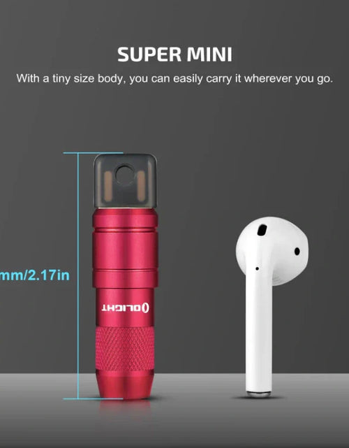 Load image into Gallery viewer, OLIGHT IMINI2PR imini 2 Rechargeable Mini Flashlight - Passionate Red
