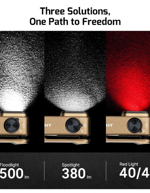 Load image into Gallery viewer, OLIGHT OCLIPPROAS Oclip Pro Clip on Flashlight with Floodlight - Ancient Script

