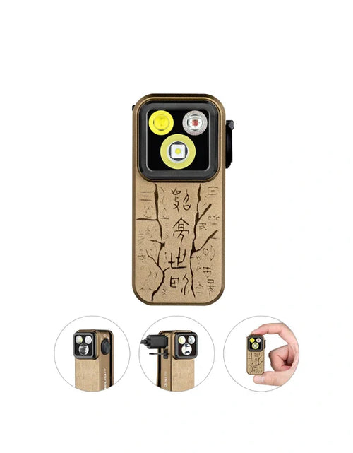 Load image into Gallery viewer, OLIGHT OCLIPPROAS Oclip Pro Clip on Flashlight with Floodlight - Ancient Script
