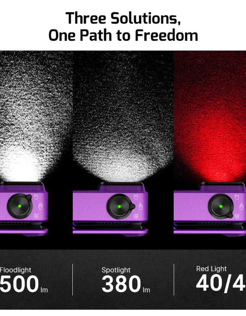 Load image into Gallery viewer, OLIGHT OCLIPPROPU Oclip Pro Clip on Flashlight with Floodlight - Purple
