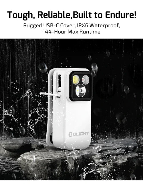 Load image into Gallery viewer, OLIGHT OCLIPPROWH Oclip Pro Clip on Flashlight with Floodlight - White
