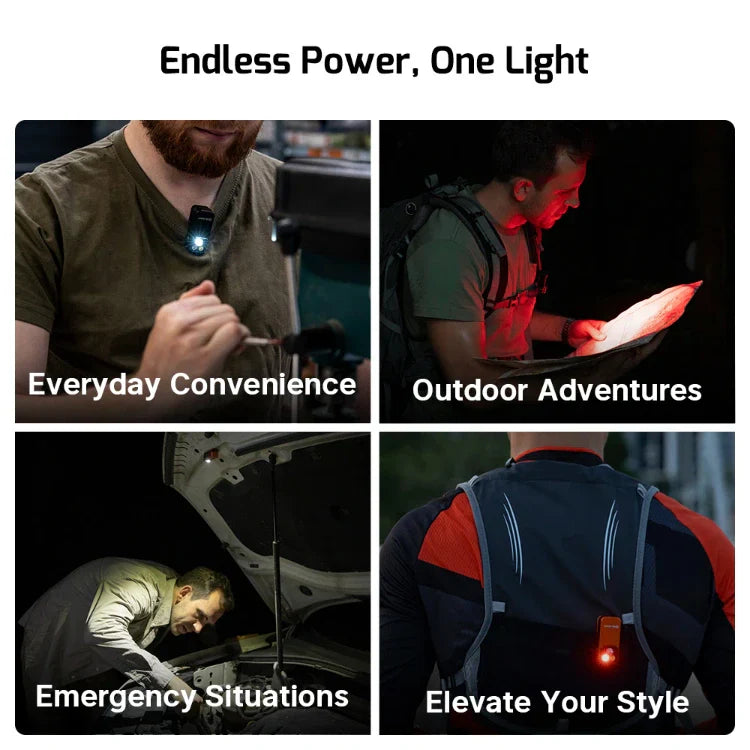 OLIGHT OCLIPPROWH Oclip Pro Clip on Flashlight with Floodlight - White