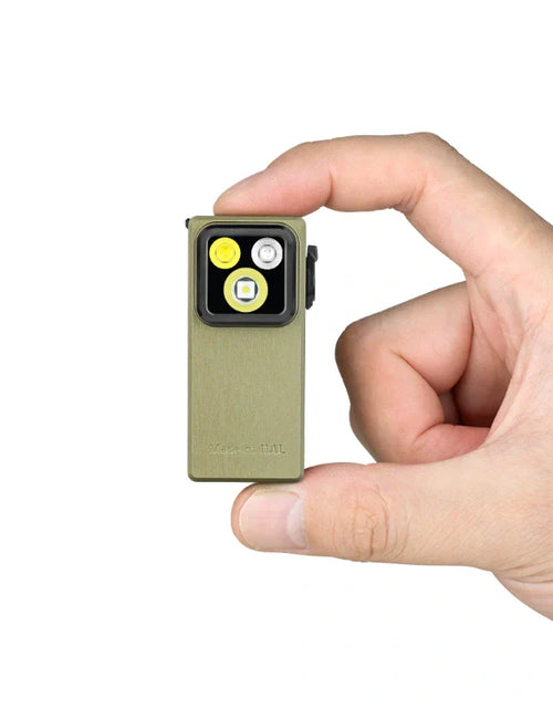 Load image into Gallery viewer, OLIGHT OCLIPULTRAOAL Oclip Ultra Clip-On EDC Light with Flood, Spot, and UV Modes - Olive Green

