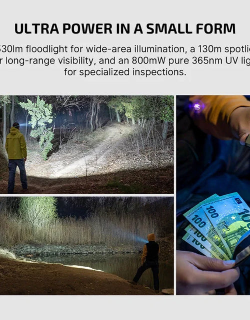 Load image into Gallery viewer, OLIGHT OCLIPULTRAOAL Oclip Ultra Clip-On EDC Light with Flood, Spot, and UV Modes - Olive Green
