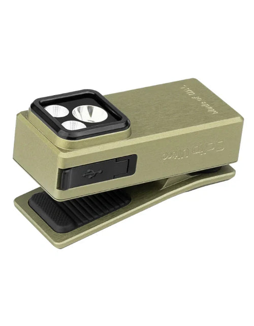 Load image into Gallery viewer, OLIGHT OCLIPULTRAOAL Oclip Ultra Clip-On EDC Light with Flood, Spot, and UV Modes - Olive Green
