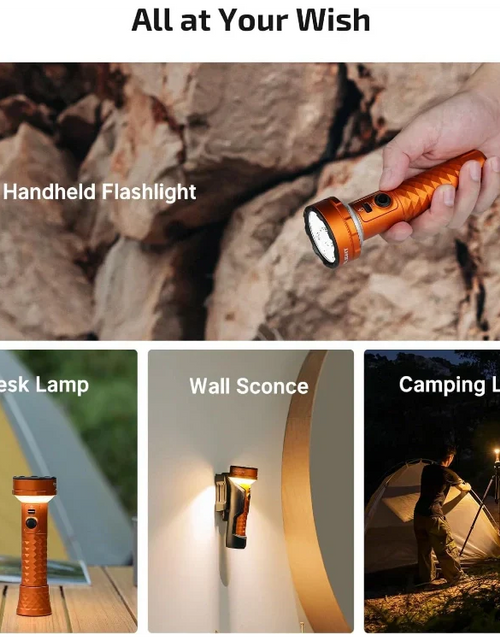 Load image into Gallery viewer, OLIGHT PROWESSORG Prowess Multifunctional with Bidirectional Lighting Flashlight - Orange

