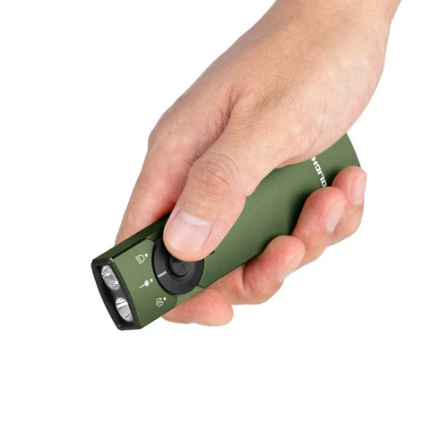 Load image into Gallery viewer, OLIGHT ARKFELDPRO3RODGV3 Arkfeld Pro Flat EDC Flashlight with LED Light UV and Laser - OD Green
