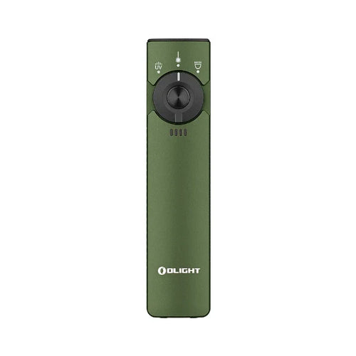 Load image into Gallery viewer, OLIGHT ARKFELDPRO3RODGV3 Arkfeld Pro Flat EDC Flashlight with LED Light UV and Laser - OD Green
