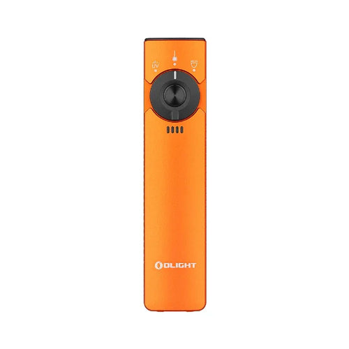 Load image into Gallery viewer, OLIGHT ARKFELDPRO3ROGV3 Arkfeld Pro Flat EDC Flashlight with LED Light UV and Laser - Orange

