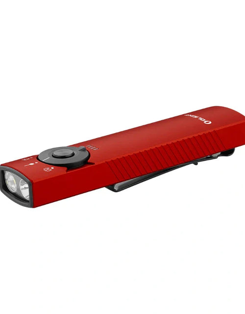 Load image into Gallery viewer, OLIGHT ARKFELDPRO3RRDCWV3RGL Arkfeld Pro Flat EDC Flashlight with LED Light UV and Laser - Red

