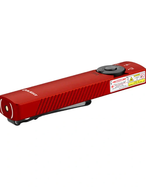 Load image into Gallery viewer, OLIGHT ARKFELDPRO3RRDCWV3RGL Arkfeld Pro Flat EDC Flashlight with LED Light UV and Laser - Red
